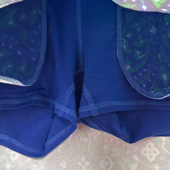 Talbots Blue Green Mini Athletic Skort - Picture 5 of 9